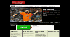 Desktop Screenshot of nationalsportsrankings.com