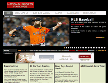 Tablet Screenshot of nationalsportsrankings.com